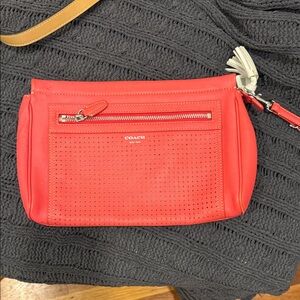 Coach Vibrant Red Crossbody Bag